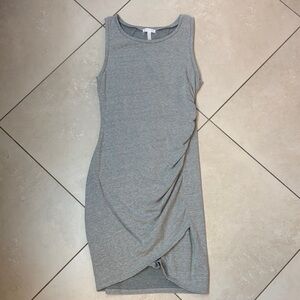 Leith Asymmetrical Gray Dress